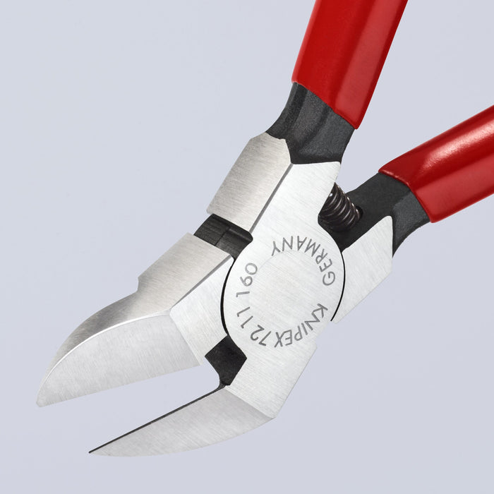 Knipex 72 11 160 6 1/4" Diagonal Pliers for Flush Cutting Plastics 45° Angled