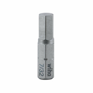 Wiha Tools 71348 Hex Inch Insert Bits, 7/32" x 25 mm, 10 Pk.