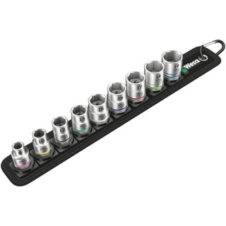 Wera Belt B 4 Zyklop socket set, 3/8" drive, 9 pieces