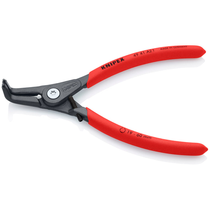 Knipex 49 41 A21 7" External 90° Angled Precision Snap Ring Pliers-Limiter