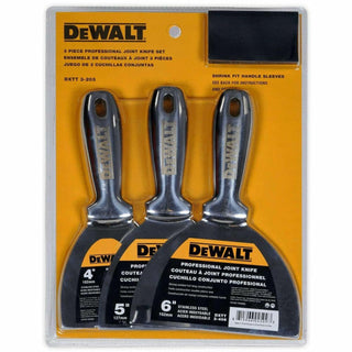 Dewalt DXTT-3-203 4 in., 5 in., and 6 in. Balde Welded Stainless Steel Joint Knife Set