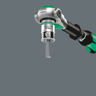 Wera 8790 HMB HF Zyklop socket with 3/8" drive with holding function, 17 x 29 mm