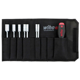 Wiha Tools 28196 8 Piece SoftFinish Drive-Loc VI Nut Driver Set - Inch