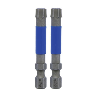 Wiha Tools 70223 TerminatorBlue Impact Bit TORX® T40 - 2 Inch - 2 Pack