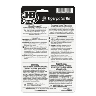 J-B Weld 39205 Tiger Patch Kit