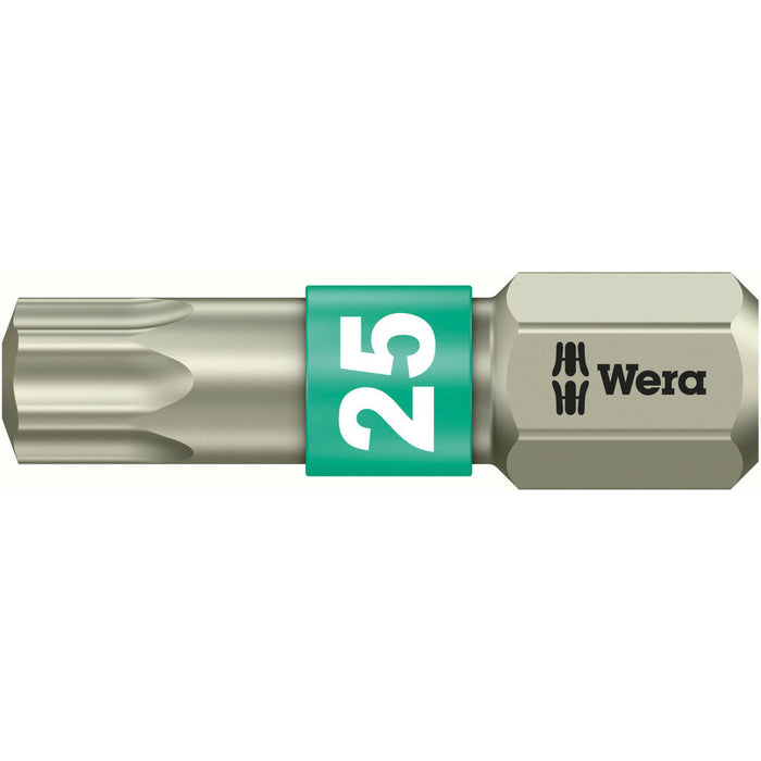 Wera 3867/1 TS TORX® bits, stainless, TX 25 x 25 mm