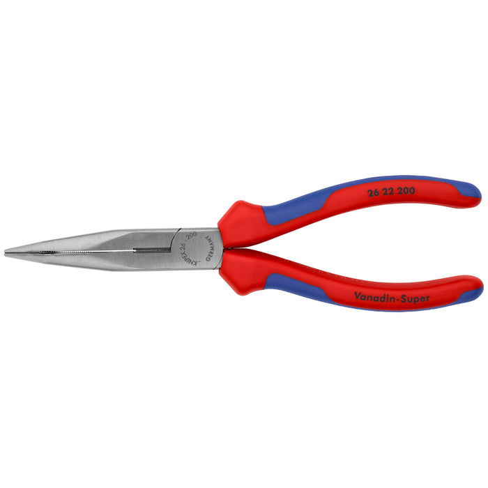 Knipex 26 22 200 SBA 8" Long Nose 40° Angled Pliers with Cutter