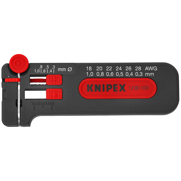 Knipex 12 80 100 SB 4" Mini Wire Stripper 18-28 AWG