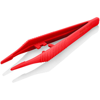 Knipex 92 69 84 5 1/4" Plastic Gripping Tweezers-Blunt Tips-ESD