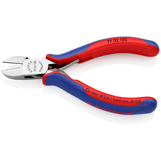 Knipex 77 02 130 5 1/4" Electronics Diagonal Cutters