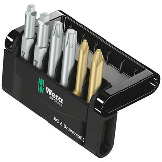 Wera Bit-Check 6 Universal 3, 6 pieces