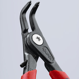 Knipex 49 41 A11 5 1/4" External 90° Angled Precision Snap Ring Pliers-Limiter