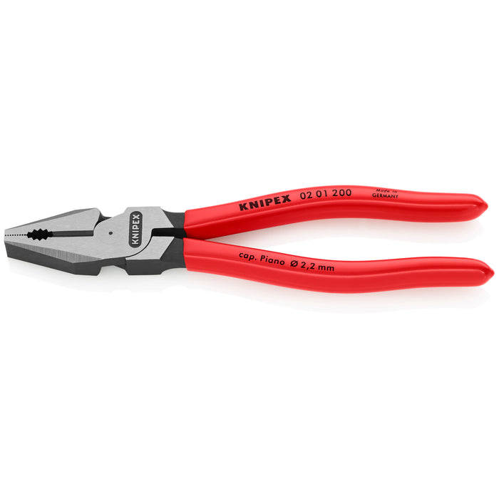 Knipex 02 01 200 SBA 8" High Leverage Combination Pliers