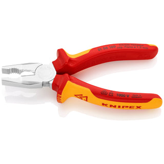 Knipex 01 06 160 6 1/4" Combination Pliers-1000V Insulated