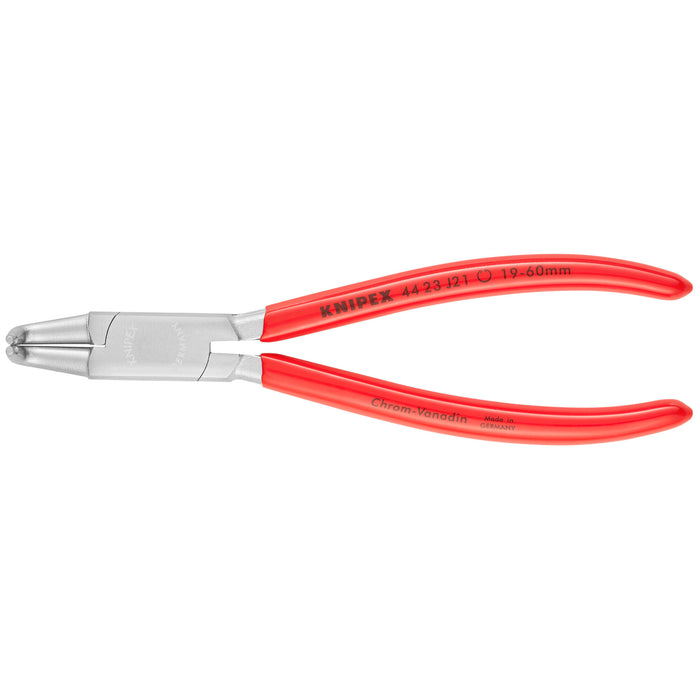 Knipex 44 23 J21 6 1/2" Internal 90° Angled Snap Ring Pliers-Forged Tips