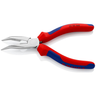 Knipex 25 25 160 6 1/4" Long Nose 45° Angled Pliers with Cutter