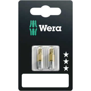 Wera 855/1 TiN SB bits, 3 pieces