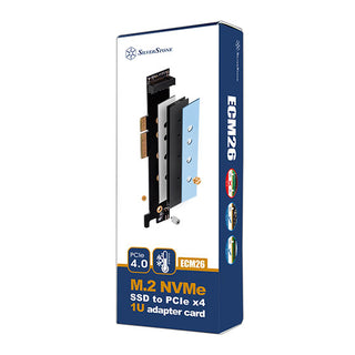 SilverStone ECM26-V2 M.2 NVMe SSD to PCIe x4 Adapter Card