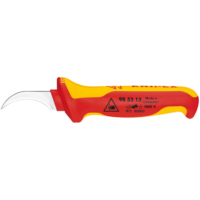 Knipex 98 53 13 7 1/2" Dismantling Knife-1000V Insulated