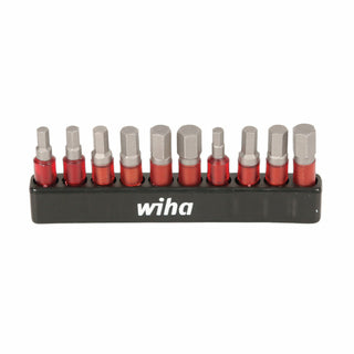 Wiha Tools 76876 10 Piece MaxxTor Impact Insert Hex Bit Set