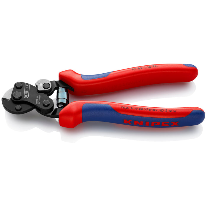 Knipex 95 62 160 TC 6 1/4" Wire Rope Shears-Tire Cord Cutter