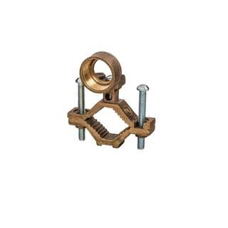 NSI EG-10 Bronze Ground Clamp for Rigid Conduit, 1-1/4″ to 2″ Pipe, 1″ Hub