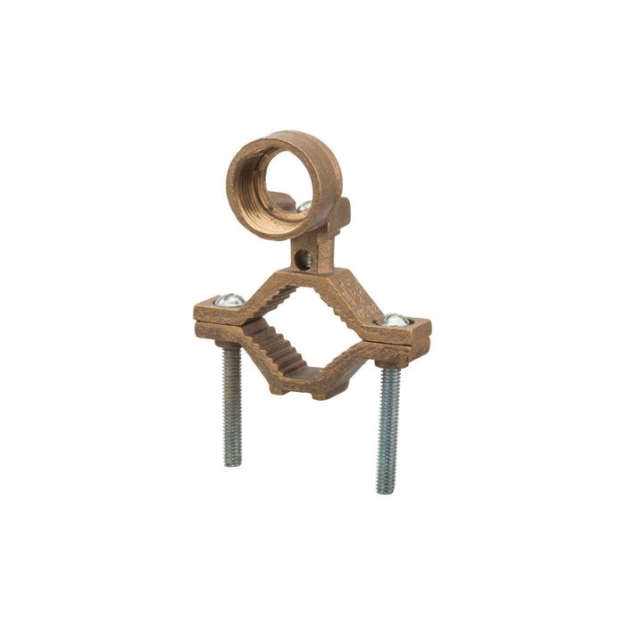 NSI EG-10 Bronze Ground Clamp for Rigid Conduit, 1-1/4″ to 2″ Pipe, 1″ Hub