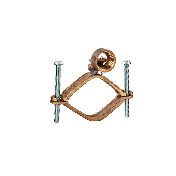 NSI EG-24 Bronze Ground Clamp for Rigid Conduit, 2-1/2″ to 4″ Pipe, 1″ Hub