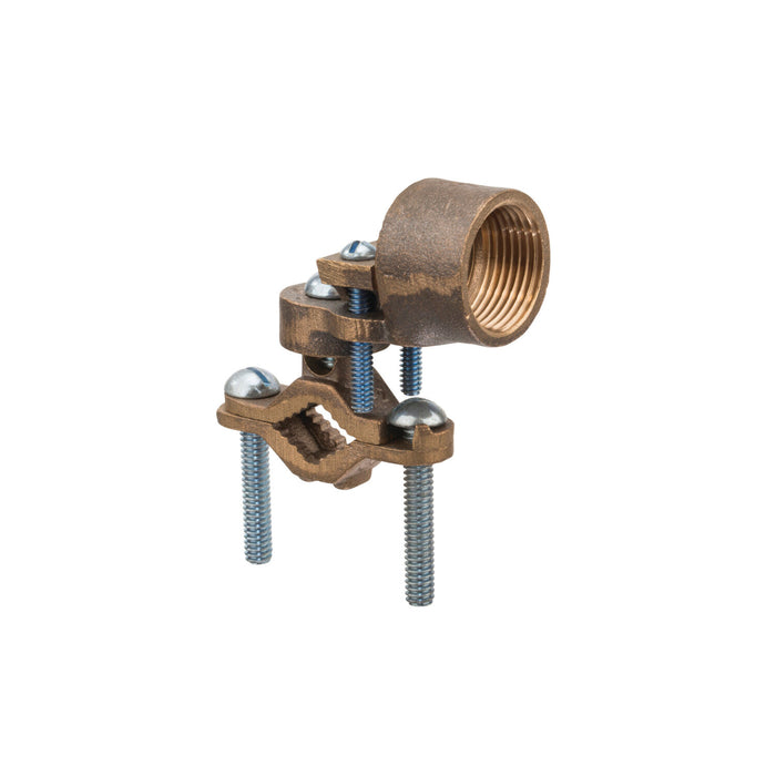 NSI EG-7 Bronze Ground Clamp for Rigid Conduit, 1/2″ to 1″ Pipe, 3/4″ Hub