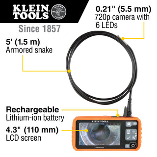 Klein Tools ET18 Plumber's Borescope