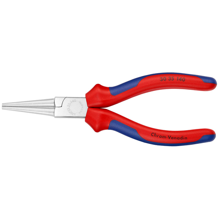 Knipex 30 35 140 5 1/2" Long Nose Pliers-Round Tips