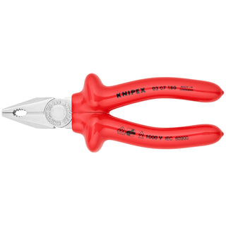 Knipex 03 07 180 7 1/4" Combination Pliers-1000V Insulated