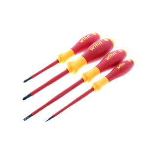 Wiha Tools 32090 4 Piece Insulated Slotted and Phillips Screwdriver Set