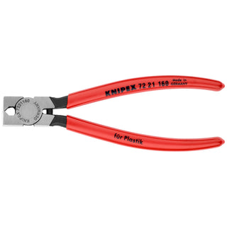 Knipex 72 21 160 6 1/4" Diagonal Pliers for Flush Cutting Plastics 85° Angled