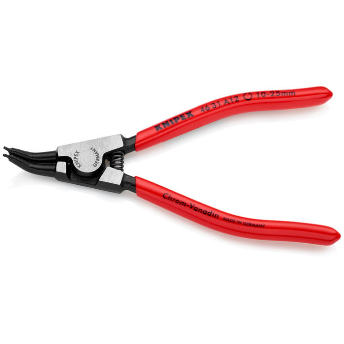 Knipex 46 31 A12 5 1/2" External 45° Angled Snap Ring Pliers-Forged Tips