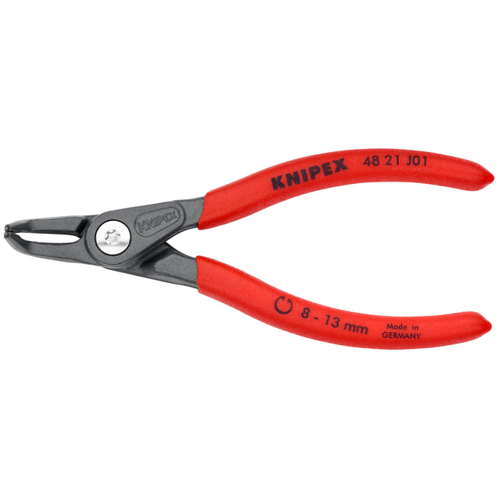 Knipex 48 21 J01 5 1/8" Internal 90° Angled Precision Snap Ring Pliers