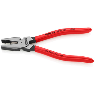 Knipex 02 01 200 SBA 8" High Leverage Combination Pliers