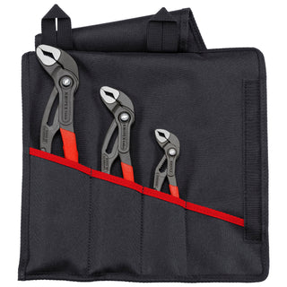 Knipex 00 19 55 S9 3 Pc Cobra® Set in Tool Roll