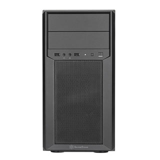 SilverStone FA313-B FARA 313, Compact Micro-ATX Tower Chassis With Tremendous Storage Drive Compatibility