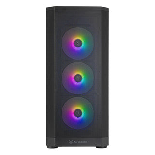 SilverStone FA514X-BG FARA 514X Experience High Airflow: ATX Mid-Tower Chassis with Dual Radiator Support and Captivating ARGB Lighting