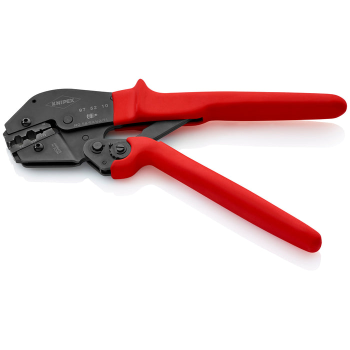 Knipex 97 52 10 10" Crimping Pliers For COAX, BNC and TNC Connectors