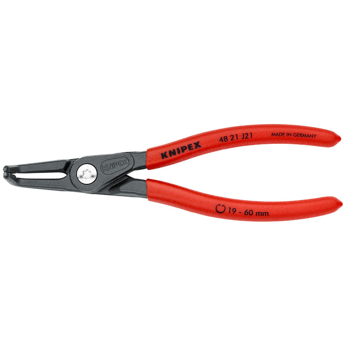 Knipex 48 21 J21 6 1/2" Internal 90° Angled Precision Snap Ring Pliers