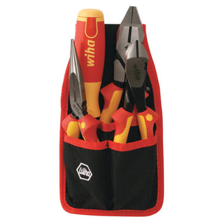 Wiha Tools 32990 17 Piece Insulated Pliers-Cutters and Pop-Up Set