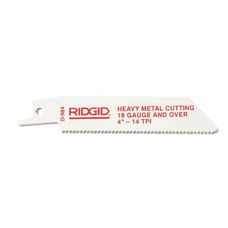 Ridgid 80500 4 in. x 3/4 in. Reciprocating Saw Blades, 0.035 in. Gauge, 14 TPI (Pack of 5)