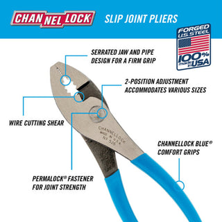 Channellock 526 BULK 6.5 Inch Slip Joint Pliers