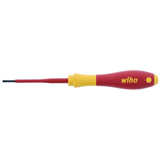 Wiha Tools 32010 Insulated Slotted Screwdriver, 2.5 mm x 75 mm