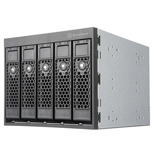 Silverstone FS305-E Three 5.25" Device Bay to Five 3.5" SAS-12G / SATA 6Gbit/s Hot-Swap Adapter Cage