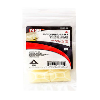 NSI FTH7A Adhesive Tie Mount Natural 1×1″ 100