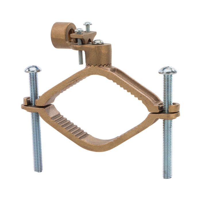 NSI G-18 Bronze Ground Clamp for Rigid Conduit, 2-1/2″ to 4″ Pipe, 1/2″ Hub