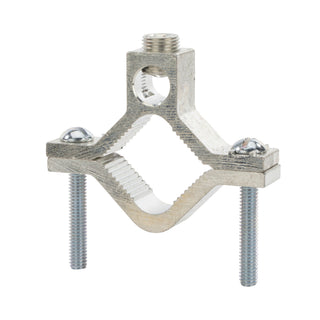 NSI GCA-2 Aluminum Ground Clamp, CU/AL 250 MCM to 6 AWG, 1-1/4″ to 2″ Pipe